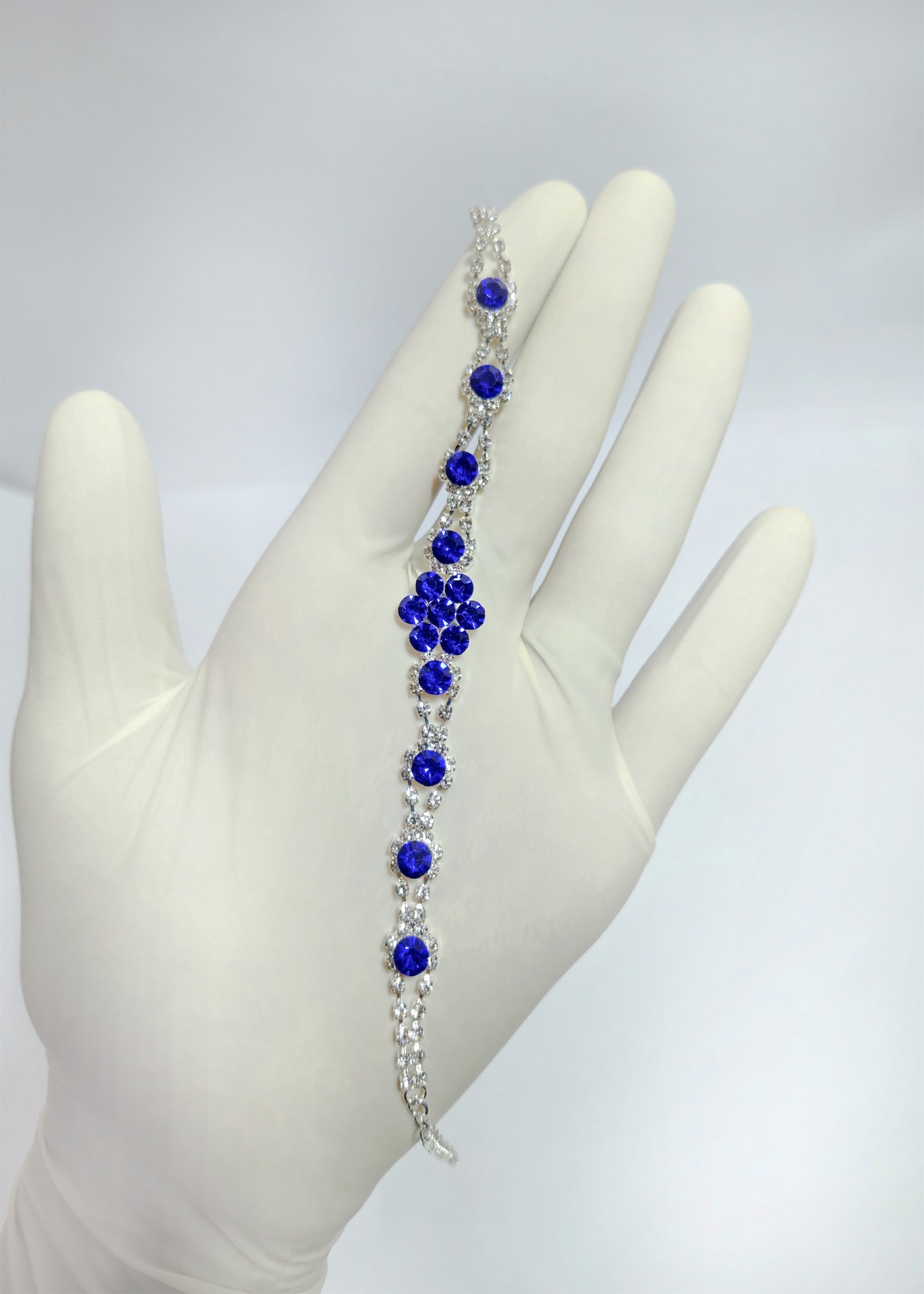 Blue Zircon Stone Necklace, Earrings,Ring (FREE Bracelet)